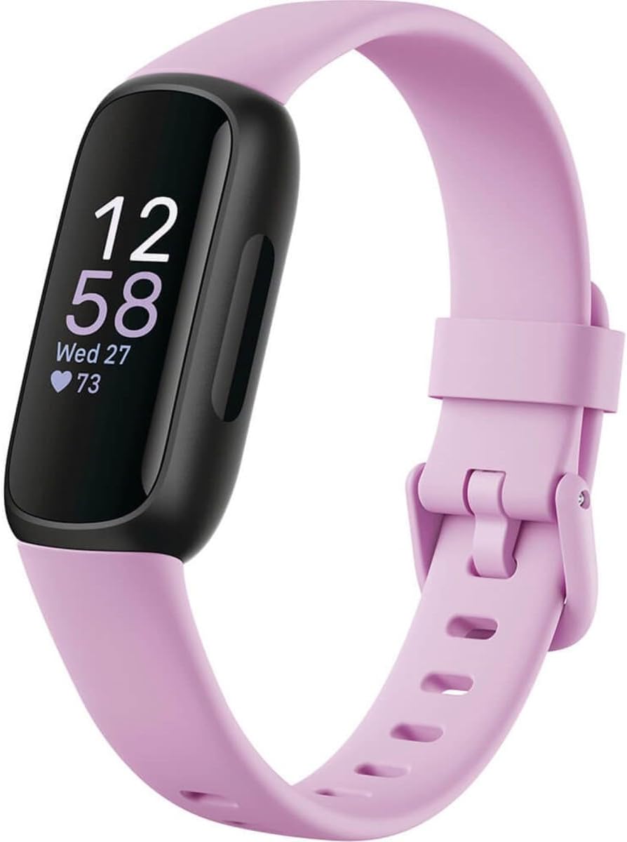 Fitbit Inspire 3 Health &-Fitness-Tracker with Stress Management, Workout Intensity, Sleep Tracking, 24/7 Heart Rate and m...