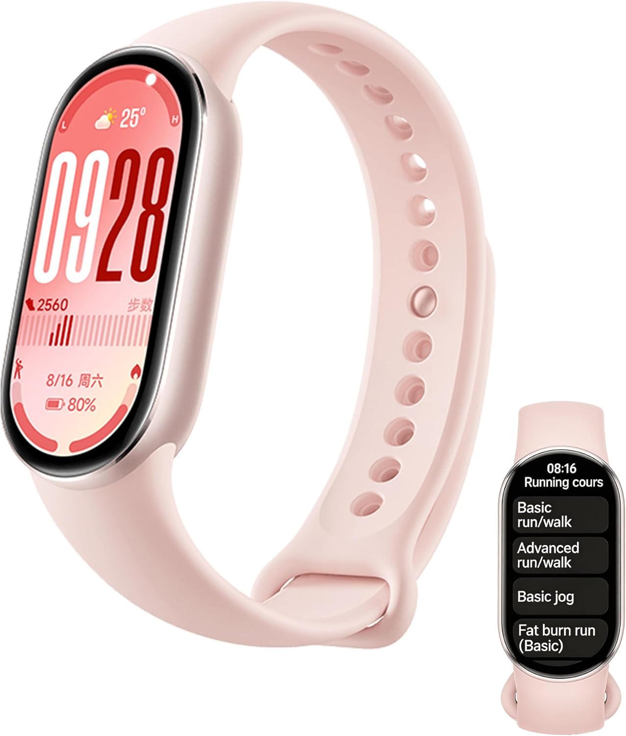 XIAOMI Mi Smart Watch Band 10, 5ATM Waterproof Fitness Step Tracker Sports Digital Smart Watch Health Band for Men Women, ...