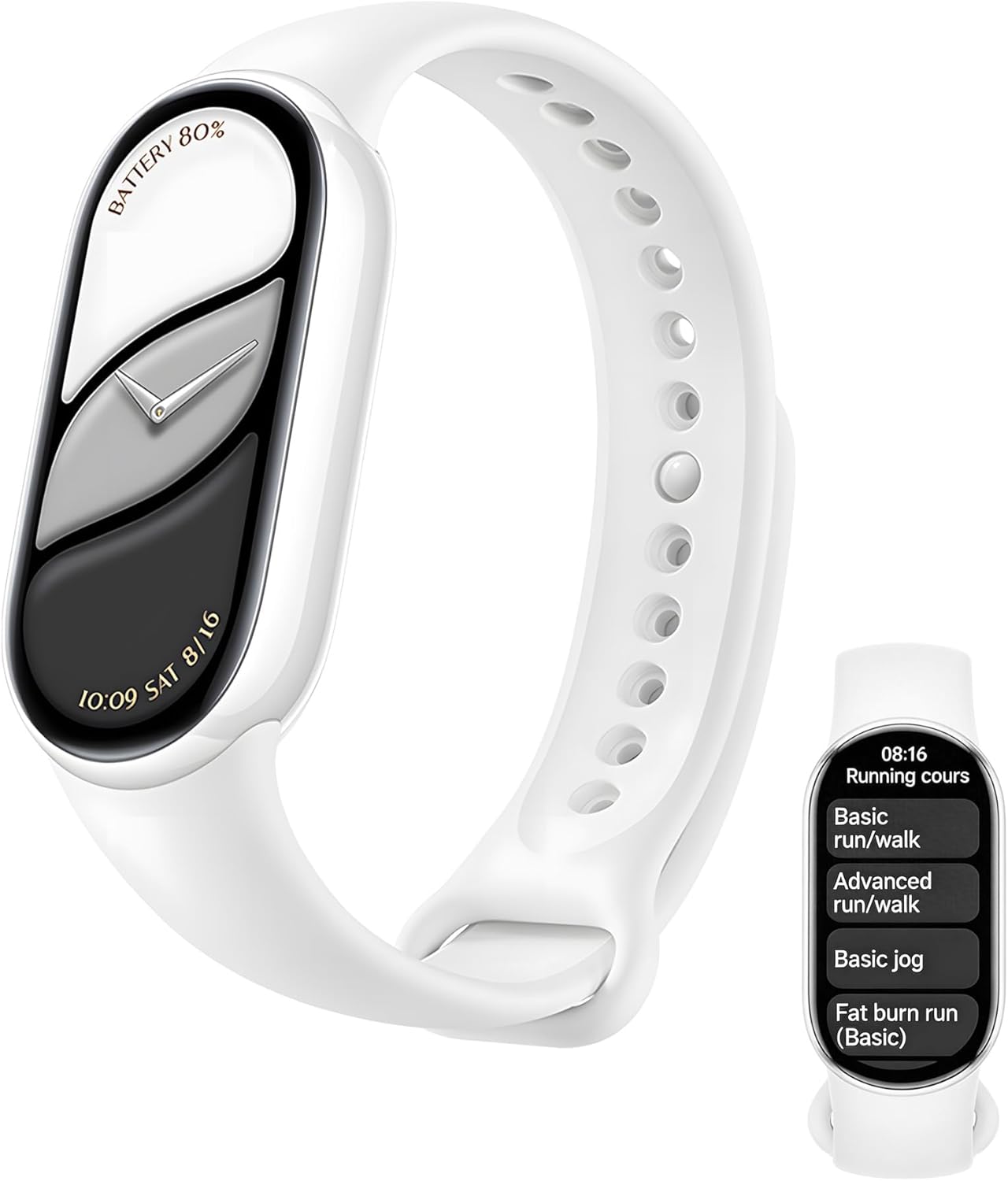 XIAOMI Mi Smart Watch Band 10, 5ATM Waterproof Fitness Step Tracker Sports Digital Smart Watch Health Band for Men Women, ...