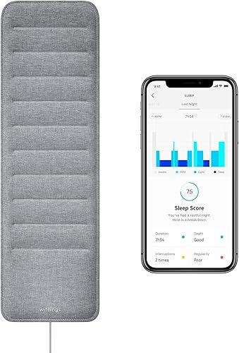 Withings Sleep - Sleep Tracking Pad Under The Mattress With Sleep Cycl — Real-world performance testing in action
